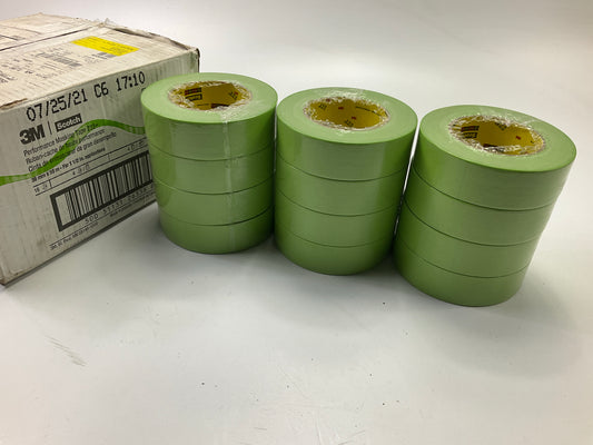 12 Rolls 3M Scotch 233+ Performance Masking Tape 36mm X 55m (1-1/2'' Application)