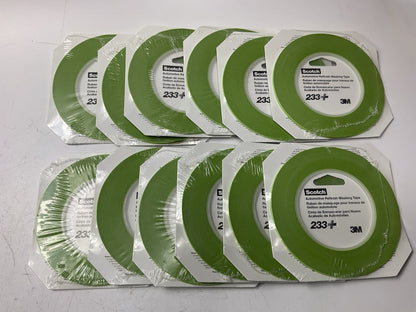 3M 26343 Scotch 1/8'' Fine Masking Tape 3mm X 55 Mm Performance Tape (12 Pack)