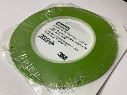3M 26343 Scotch 1/8'' Fine Masking Tape 3mm X 55 Mm Performance Tape (12 Pack)