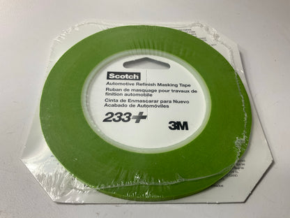 3M 26343 Scotch Performance Masking Tape 233+ 1 Roll 3mm X 55m, Green