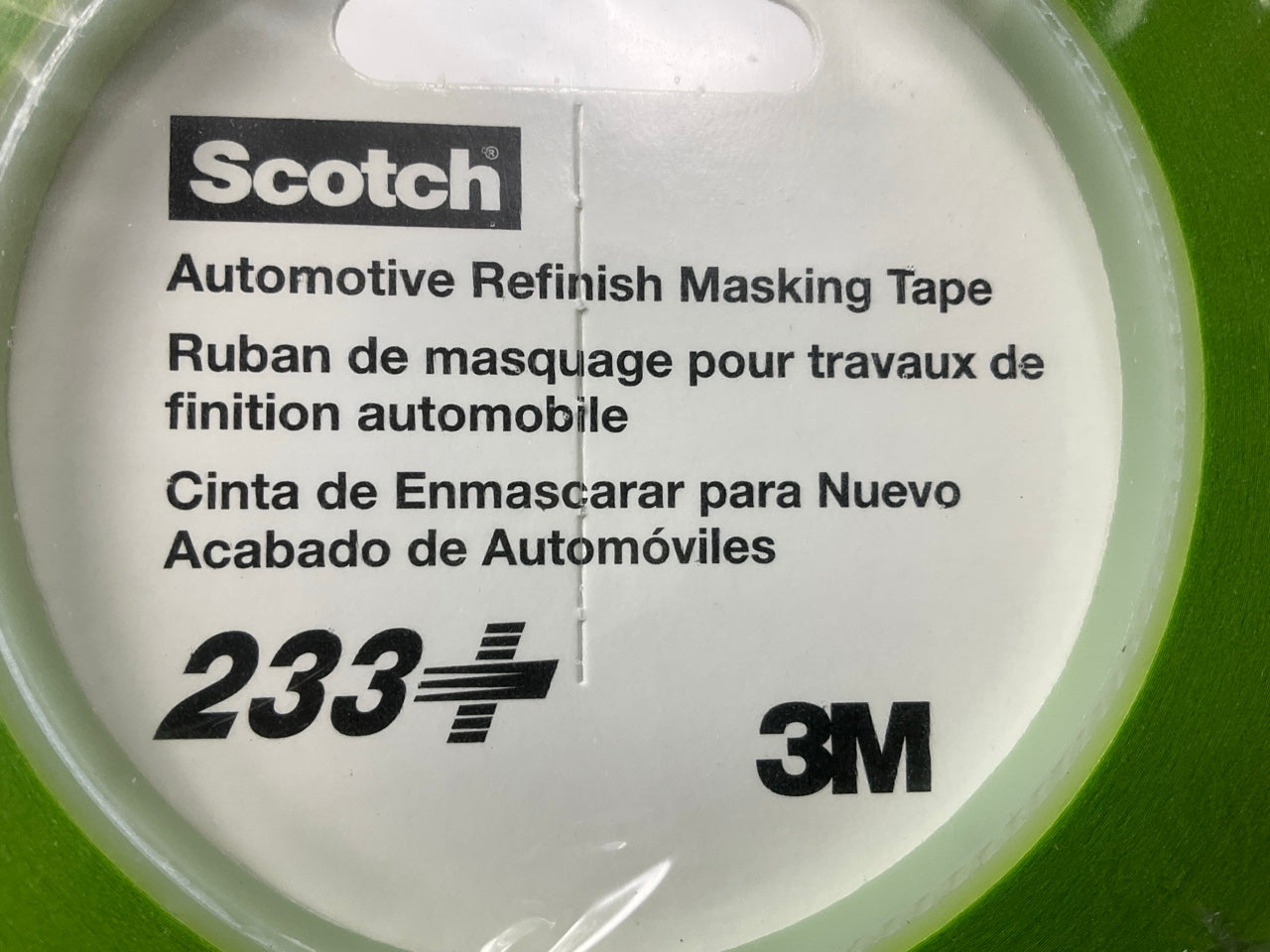 (5) 3M 26344 Automotive Refinish Masking Tape 233+ (6mm X 55m) Green