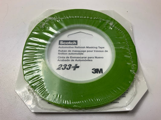 3M 26344 Automotive Refinish Masking Tape 233+ (6mm X 55m) Green