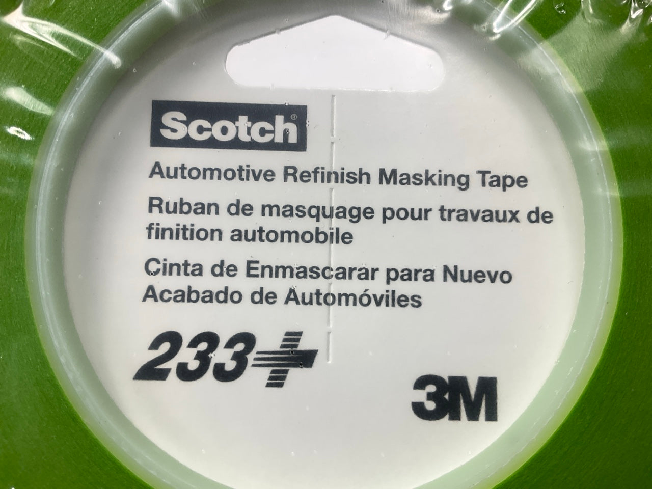 3M 26344 Automotive Refinish Masking Tape 233+ (6mm X 55m) Green