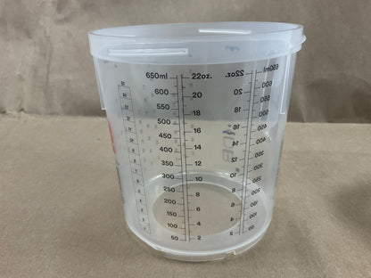 3M 26500 PPS Series 2.0 Spray Cup System Kit 1 Cup , 1 Lid 22 Oz , 200 Micron