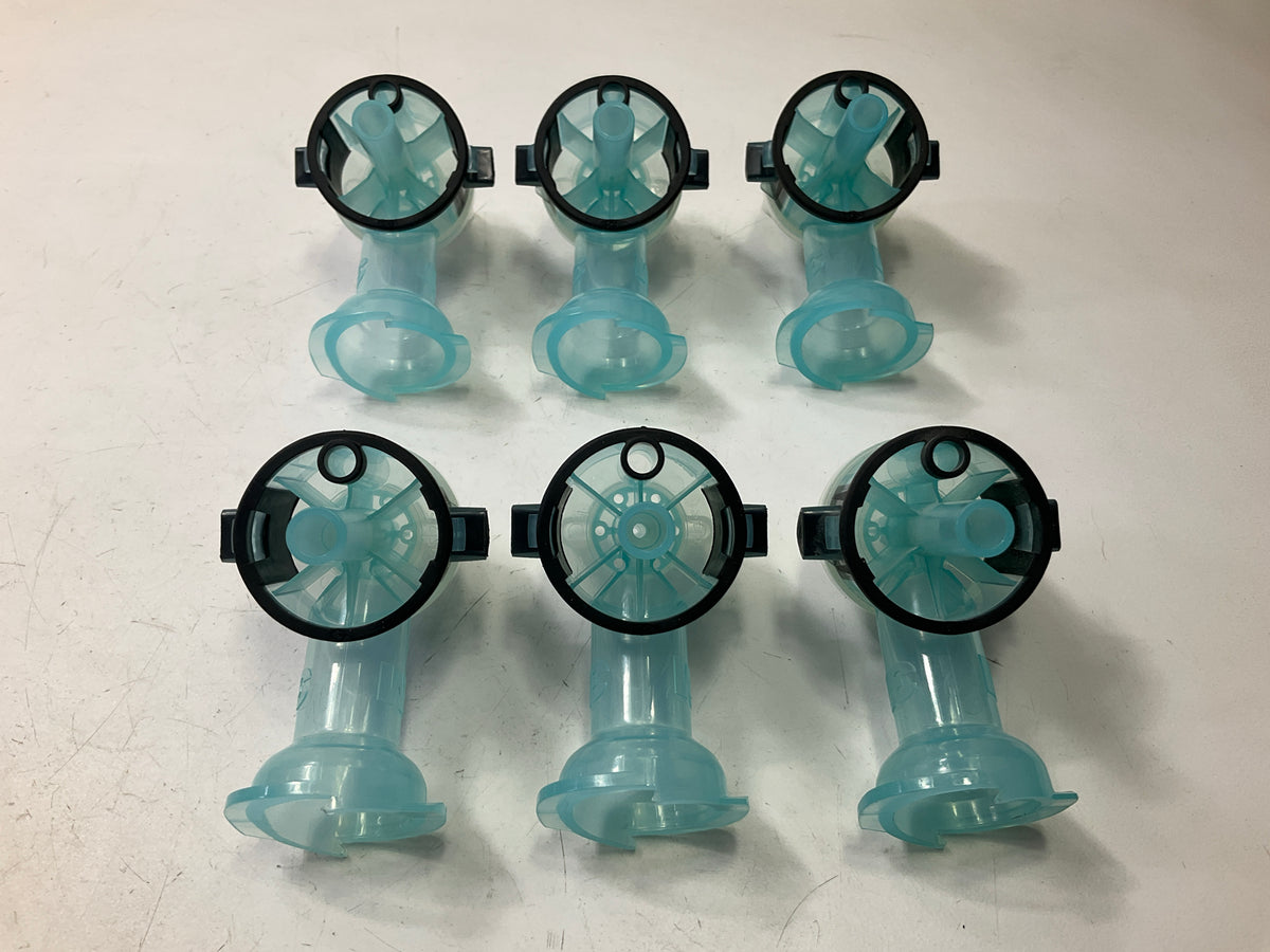 PACK OF 6 - 3M 26612 1.2mm Atomizing Head Refill Pack, Blue