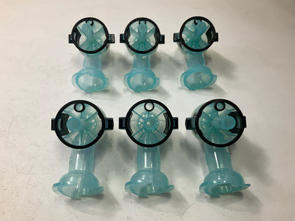 PACK OF 6 - 3M 26612 1.2mm Atomizing Head Refill Pack, Blue