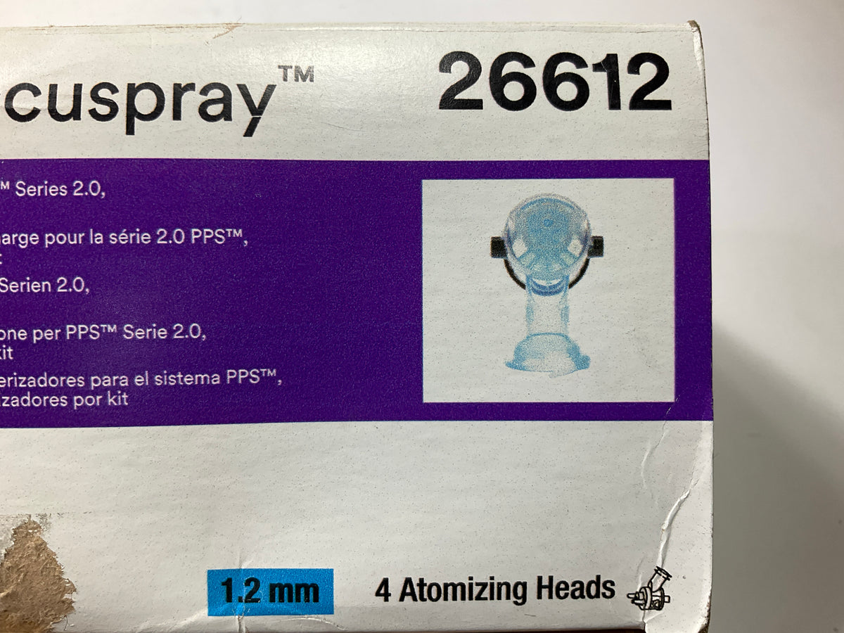 PACK OF 6 - 3M 26612 1.2mm Atomizing Head Refill Pack, Blue