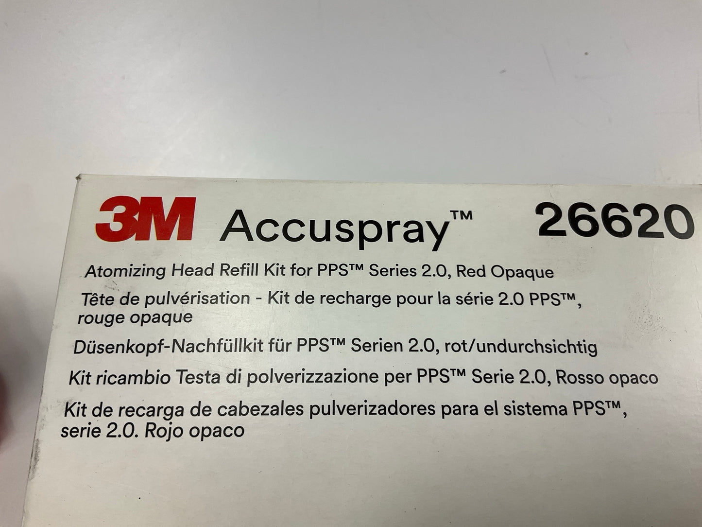 3M 26620 2.0MM Accuspray Atomizing Head Refill Pack For 3M PPS Series 2.0, 4/Box