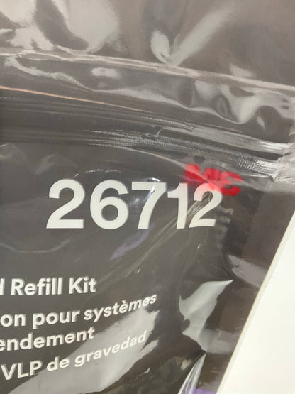 3M 26712 Performance Gravity HVLP Atomizing Head Refill Kit, 1.2mm, 5 / PACK