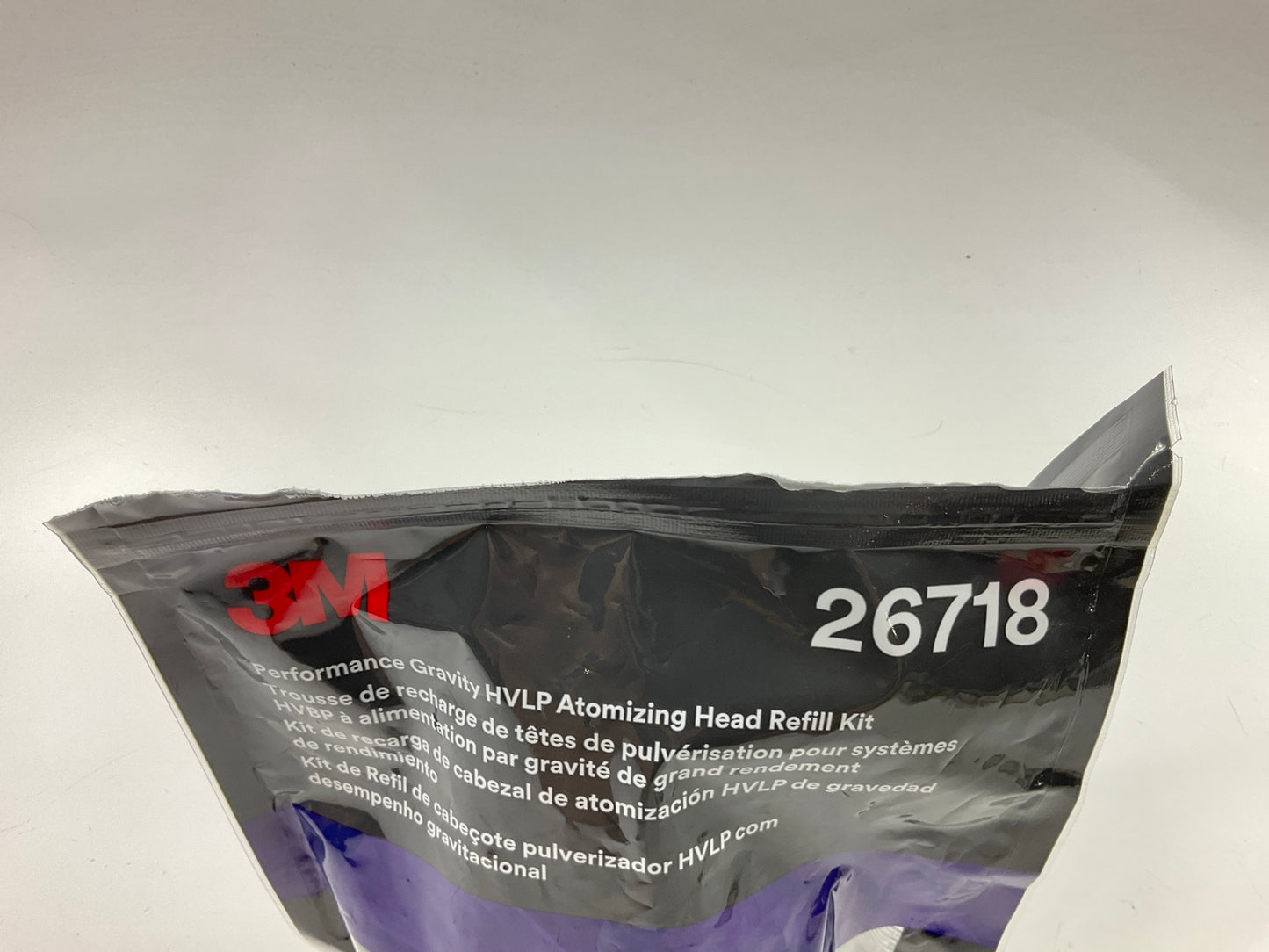 OPEN BAG 3M 26718 Performance Gravity HVLP Atomizing Head Refill Kit, Clear, 1.8