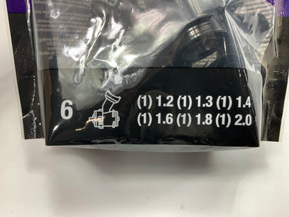 3M 26730 Performance Gravity HVLP Atomizing Head Variety Kit, Sizes 1.2 6-pack