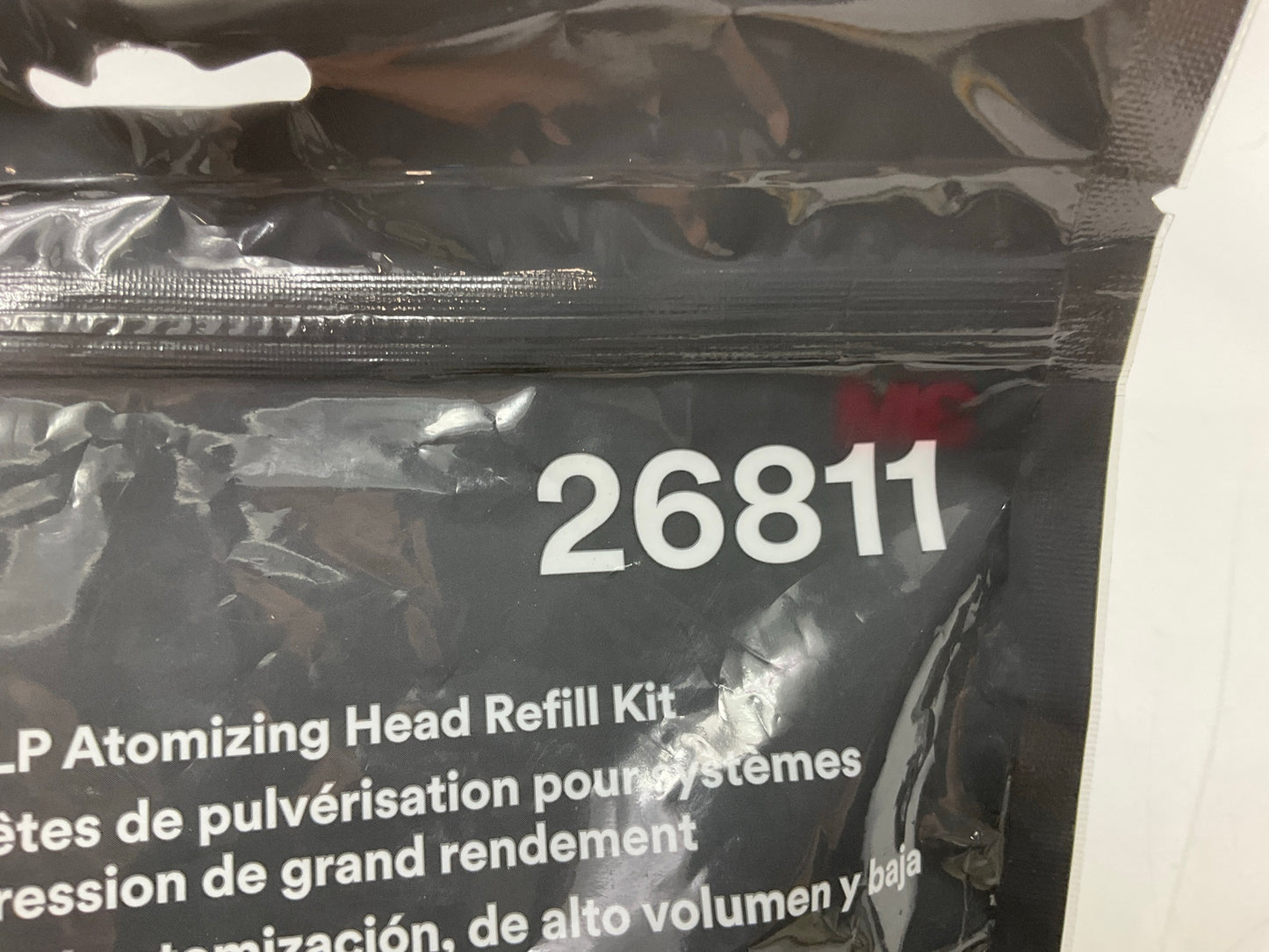 3M 26811 Yellow (10 Pack) - Performance Pressure HVLP Atomizing Head Refill