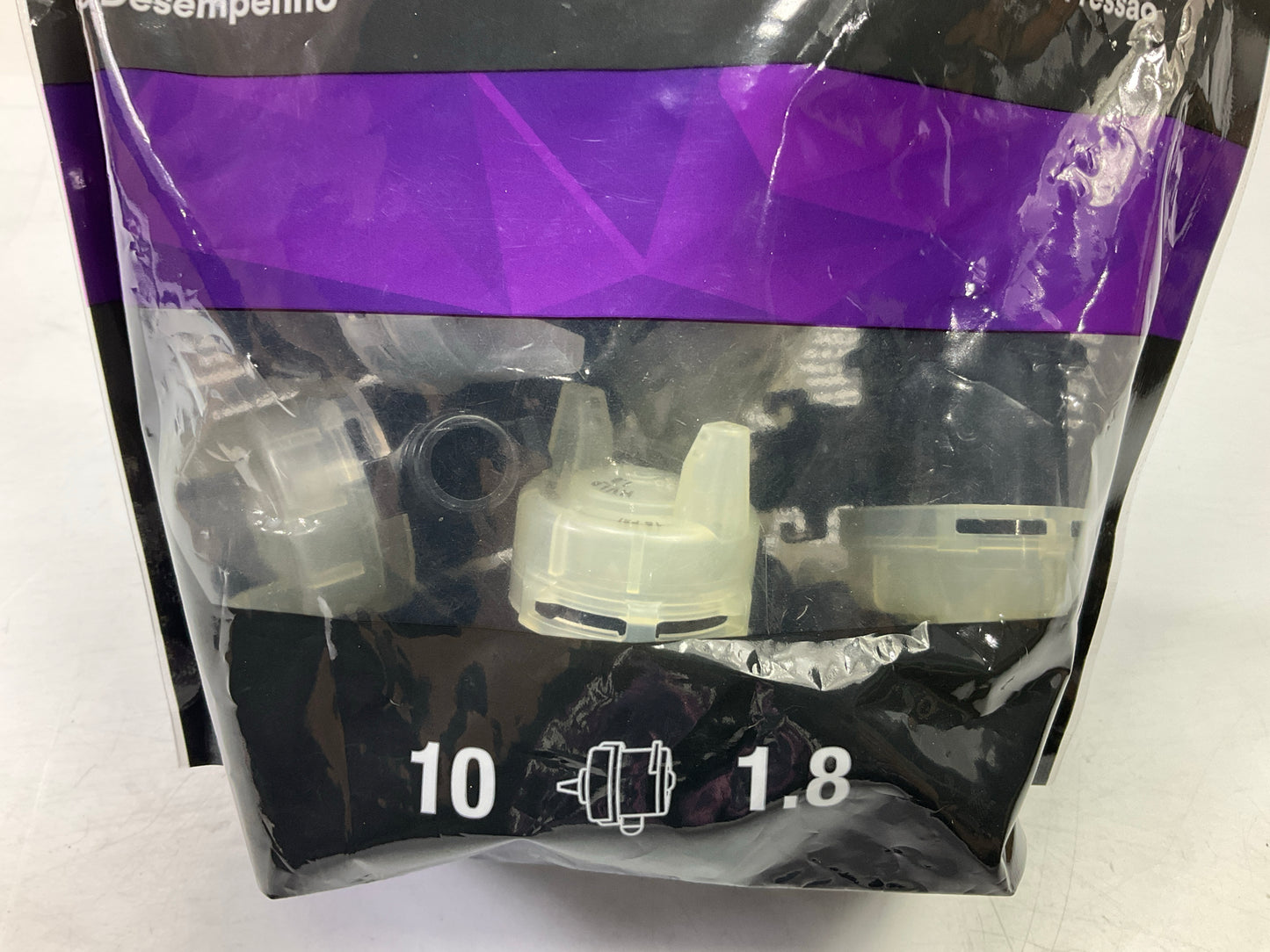 3M 26818 Performance Pressure HVLP Atomizing Head Refill Kit Clear,1.8, 10 Pack