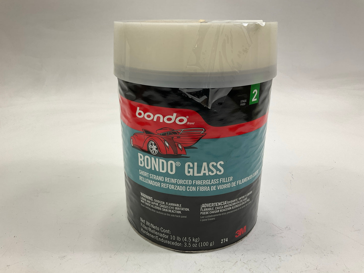 Bondo 420 3M Glass Reinforced Filler Fiberglass 10 Lb - Stage 2