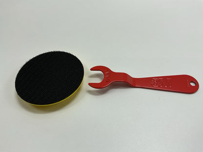 3M 28354 Pistol Grip Buffer 3'' With Sanding Pad & Wrench