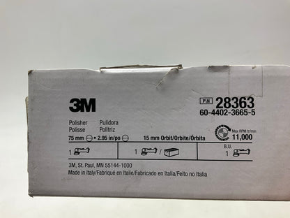 3M 28363 Pneumatic 3'' Buffer Polisher
