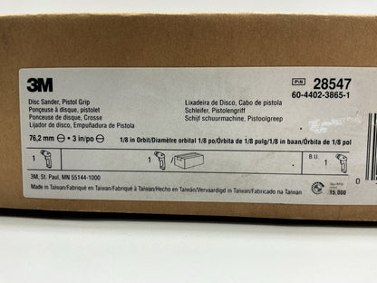 3M 28547 3'' Air Pistol Cubitron Pistol Grip Disc Sander