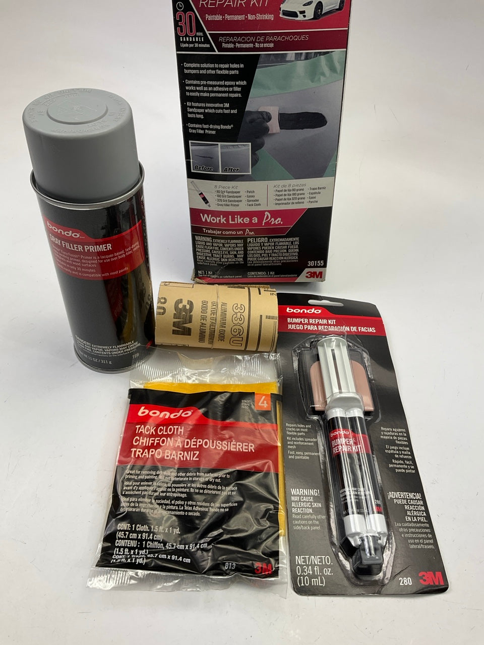 3m Bondo 30155 Bumper Repair Kit
