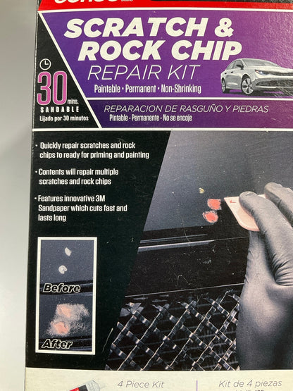 3M 30158 Bondo Auto Glazing & Spot Putty/Scratch & Rock Chip Repair Kit STAGE 3