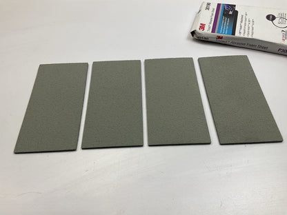 3M 30190 Foam Sheet Trizact Sanding Sheet 2-3/4 X 5-1/2 Hookit P3000, 4 Sheets