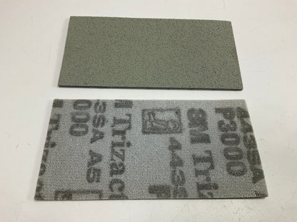 3M 30190 Foam Sheet Trizact Sanding 2-3/4 X 5-1/2 Hookit P3000 5 Sheets Per Pack