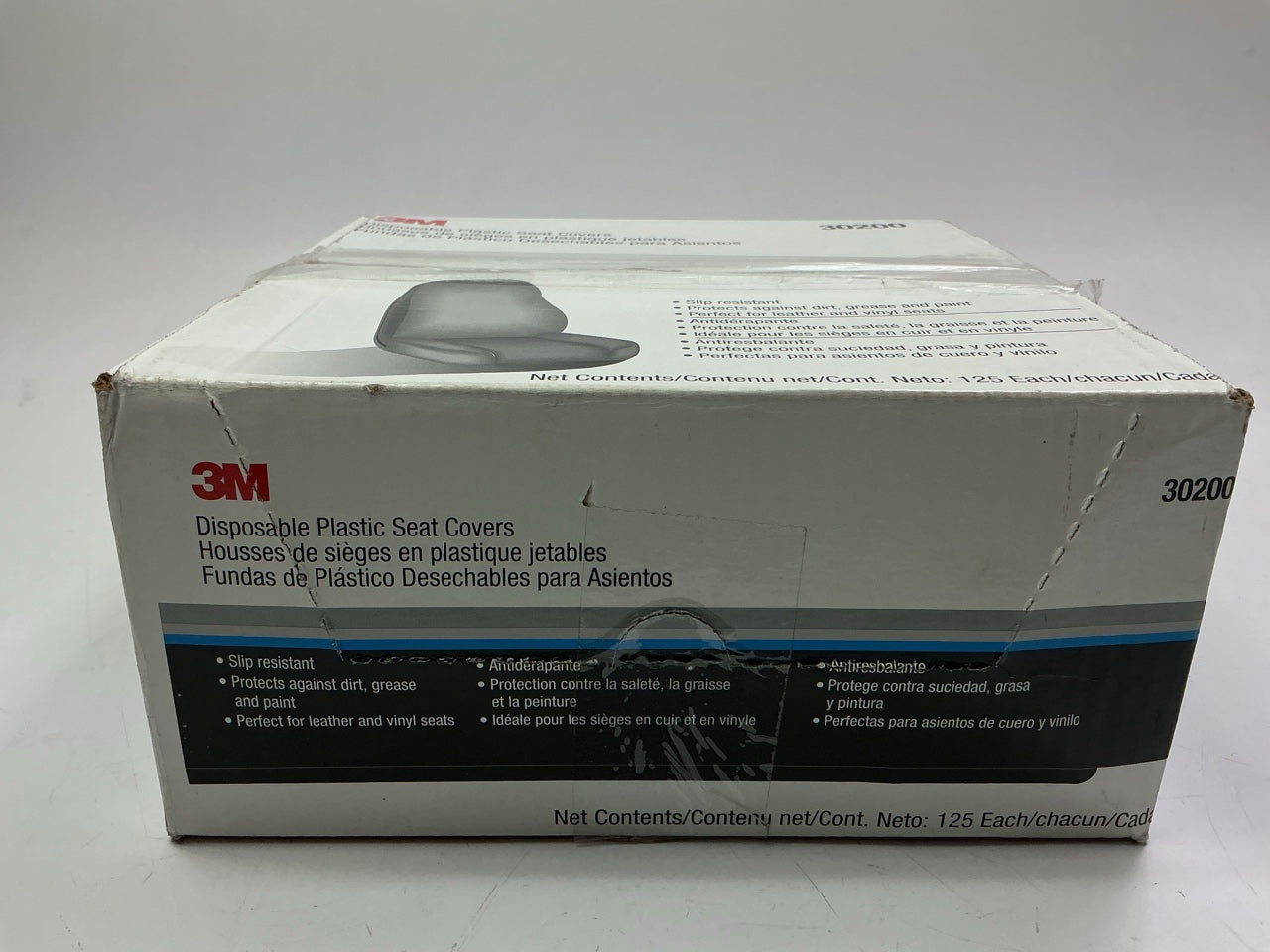 3M Marson 30200 Kwikee Disposable Plastic Seat Cover, 125 Pcs