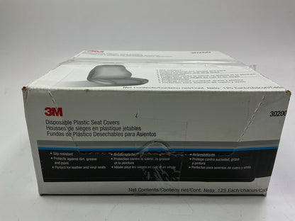 3M Marson 30200 Kwikee Disposable Plastic Seat Cover, 125 Pcs