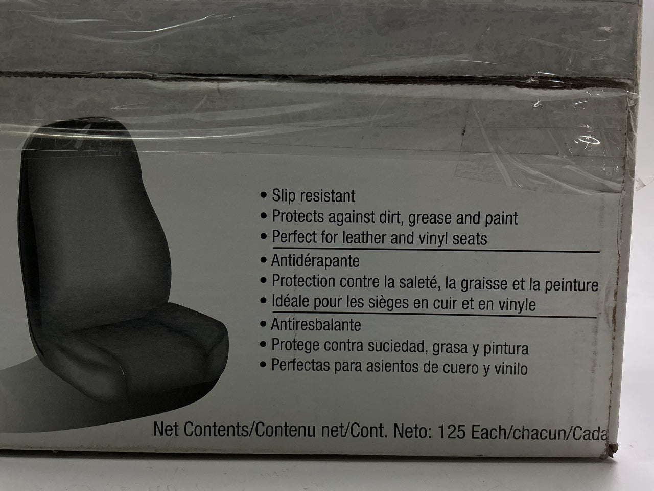 3M Marson 30200 Kwikee Disposable Plastic Seat Cover, 125 Pcs