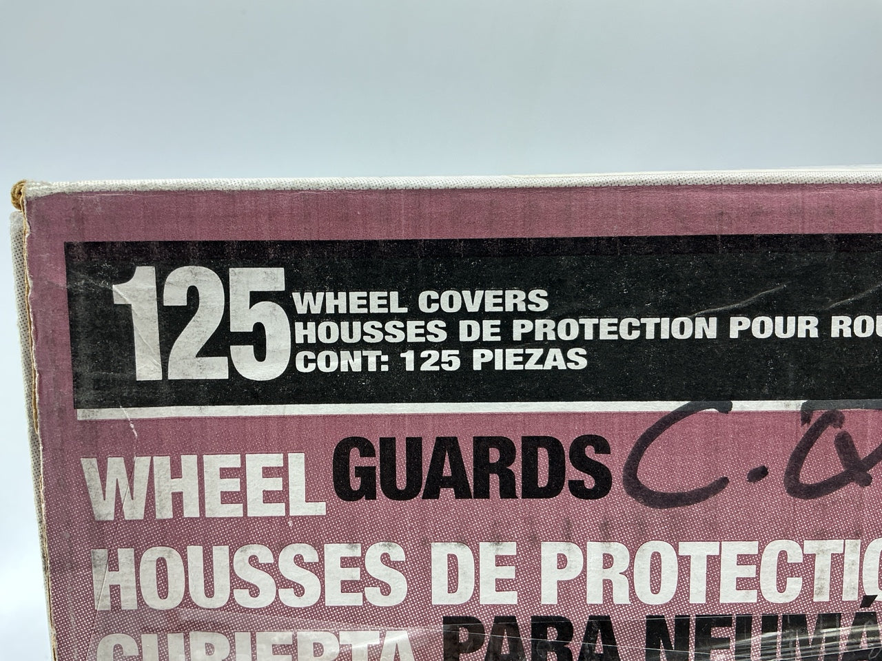 3M 30202 Disposable Plastic Wheel Maskers, 12''-15'' Wheels, Pack Of 125