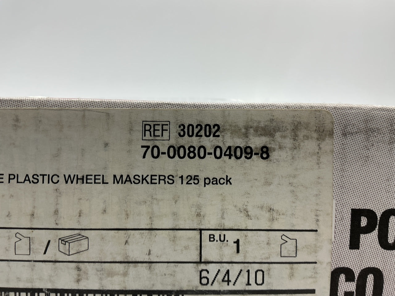 3M 30202 Disposable Plastic Wheel Maskers, 12''-15'' Wheels, Pack Of 125