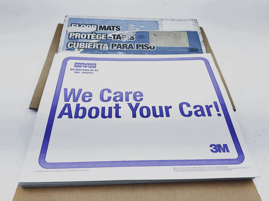 3M Marson 30203 Kwikee Disposable Paper Floor Mats, 15'' X 18'' Size, 250 / Pack