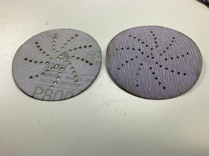 3M 30260 Purple Clean Sanding Hookit Disc, 3 Inch, P800 Grit, BOX OF 50 Discs