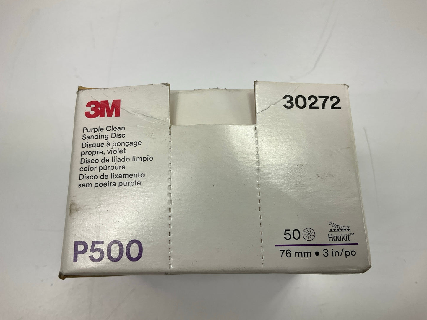49 Discs Total - 3M 30272 Purple Clean Sanding Hookit Disc, 3 Inch, P500 Grit
