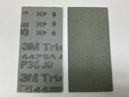 3M 30290 Trizact Hookit 2-3/4'' X 5-1/2'' P3000 Grit Foam Sheets, 15PCS/Box