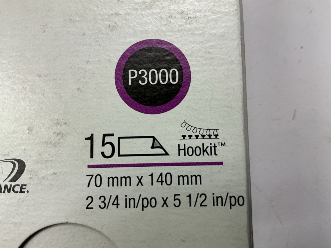 3M 30290 Trizact Hookit 2-3/4'' X 5-1/2'' P3000 Grit Foam Sheets, 15PCS/Box