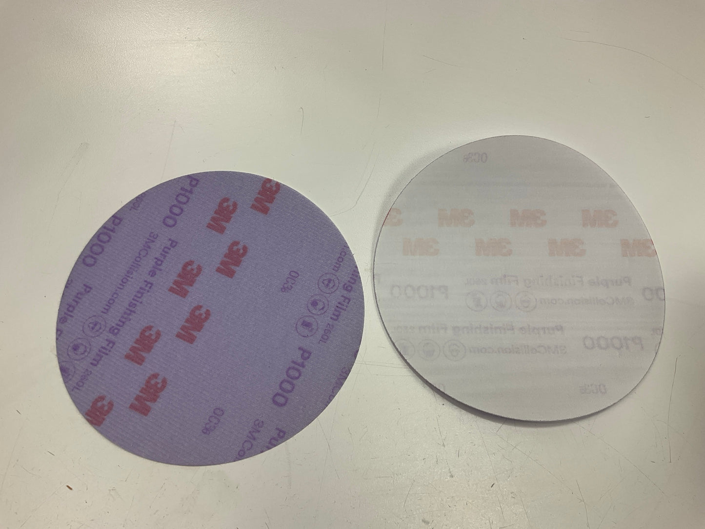 3M 30669 Purple Finishing Film Hookit Sanding Disc 6'' P1000 Grit (50/Box)