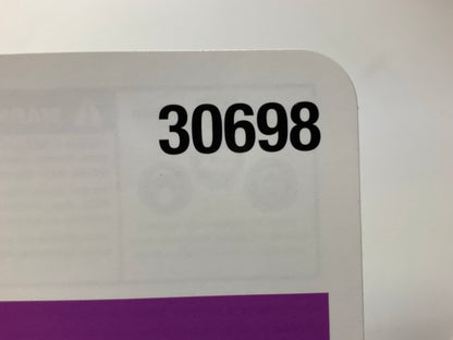 3M 30698 Hookit 6'' P1000 1000 GRIT Ceramic Clear Coat Sanding Disc (10/BOX)