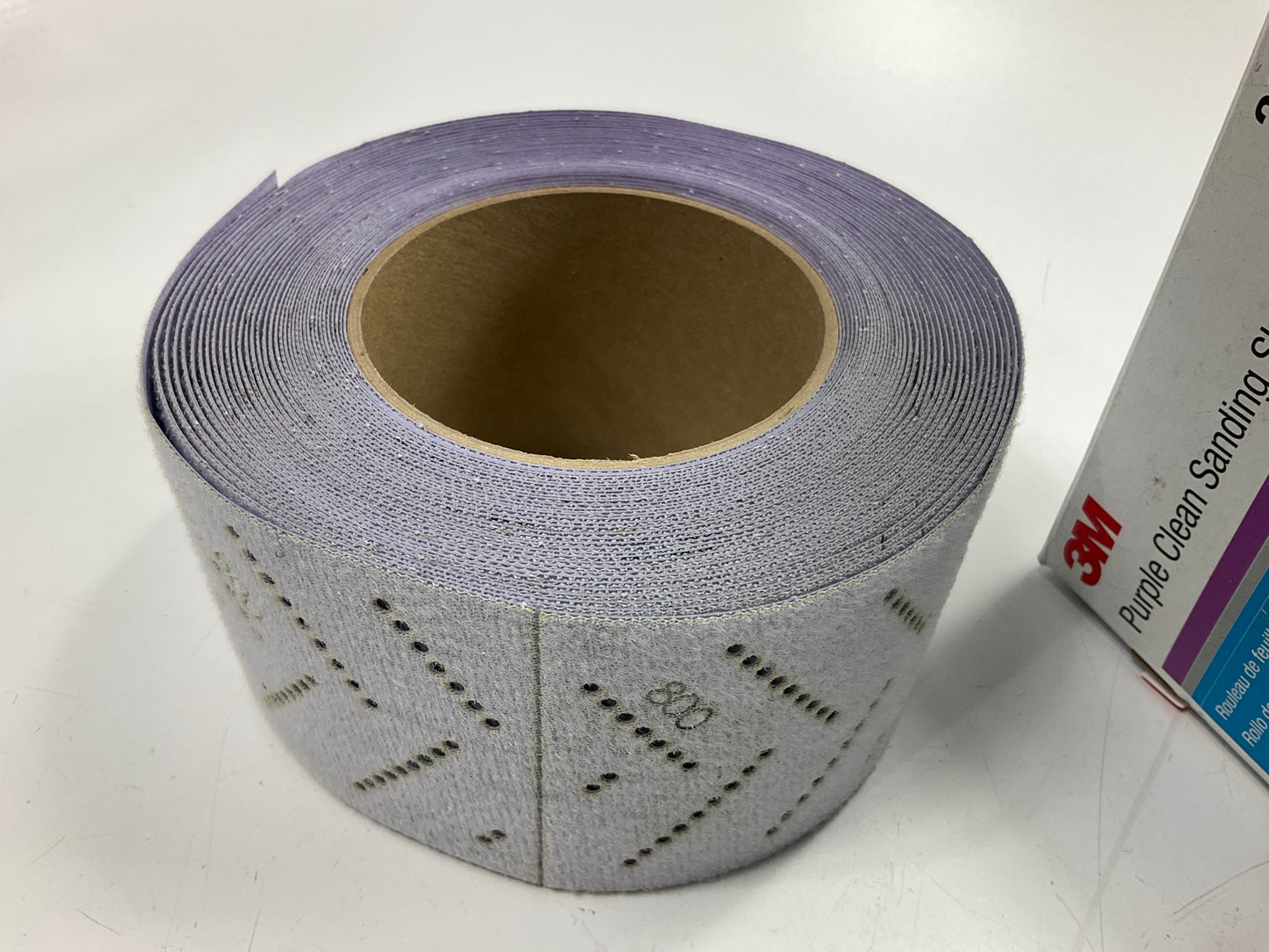 3M 30700 Cubitron II Hookit Purple Clean Sanding Sheet Roll P800 Grit 70mm X 12m