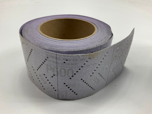 3M 30701 Hookit Purple Clean Sanding Sheet Roll, 600 Grade, 70mm X 12m 600 Grit