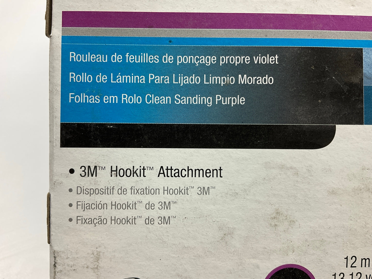 3M 30701 Hookit Purple Clean Sanding Sheet Roll, 600 Grade, 70mm X 12m 600 Grit