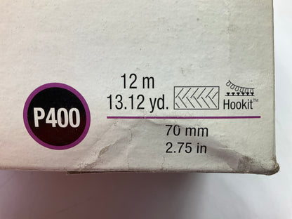 3M 30703 Hookit Purple Clean Sanding Sheet Roll, 400 Grade, 70mm X 12m