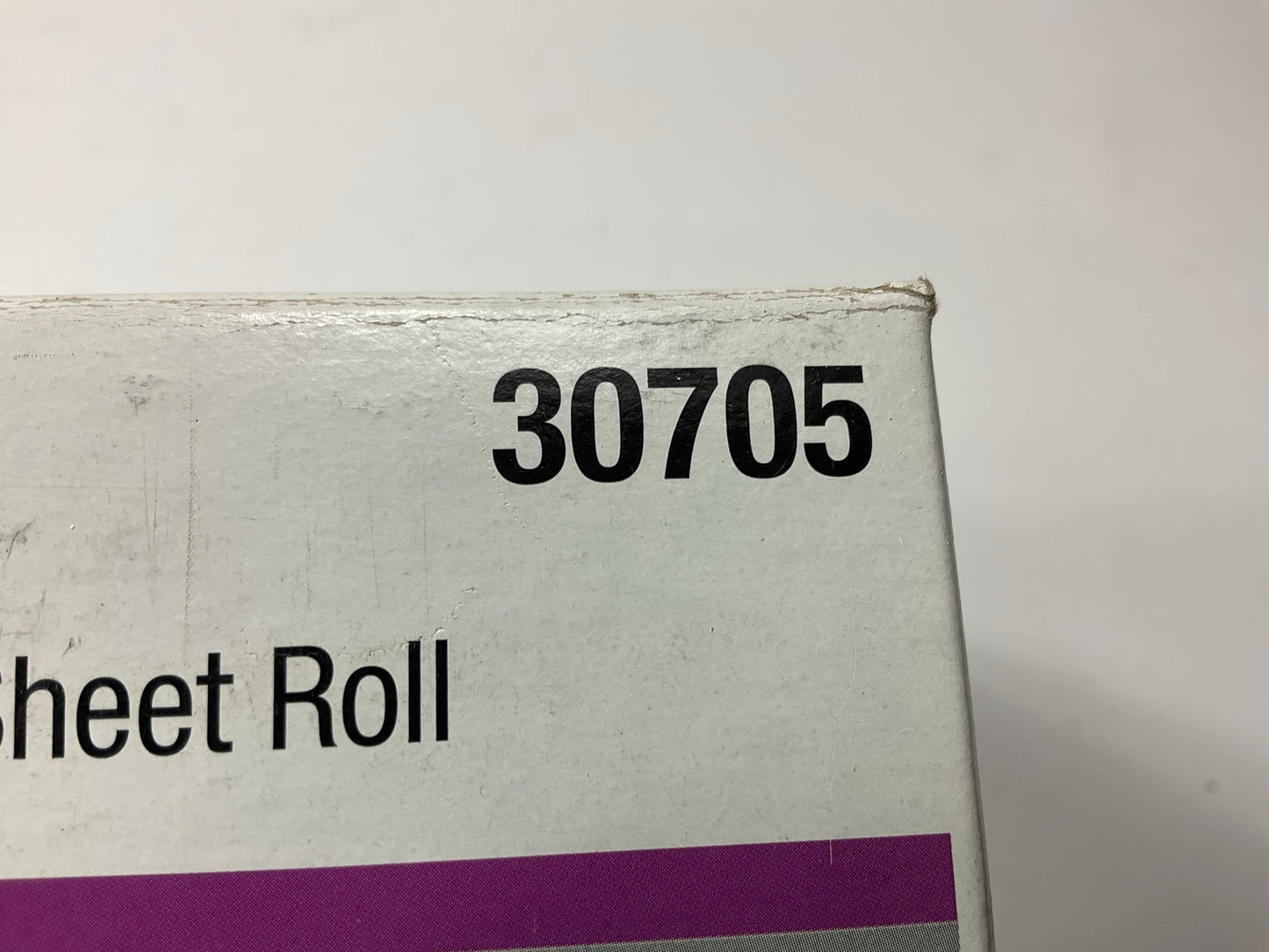 3M 30705 Hookit Purple Clean Sanding Sheet Roll, 320 Grade, 70mm X 12m