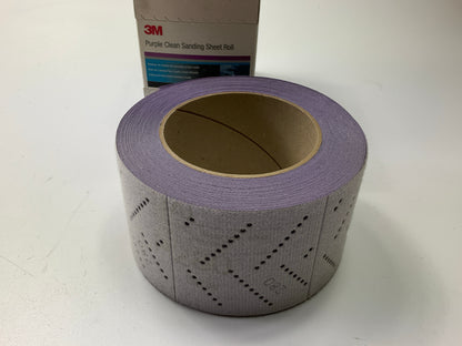 3M 30706 Hookit Purple Clean Sanding Sheet Roll 2.75'' Wide X 39' Long P280 Grit