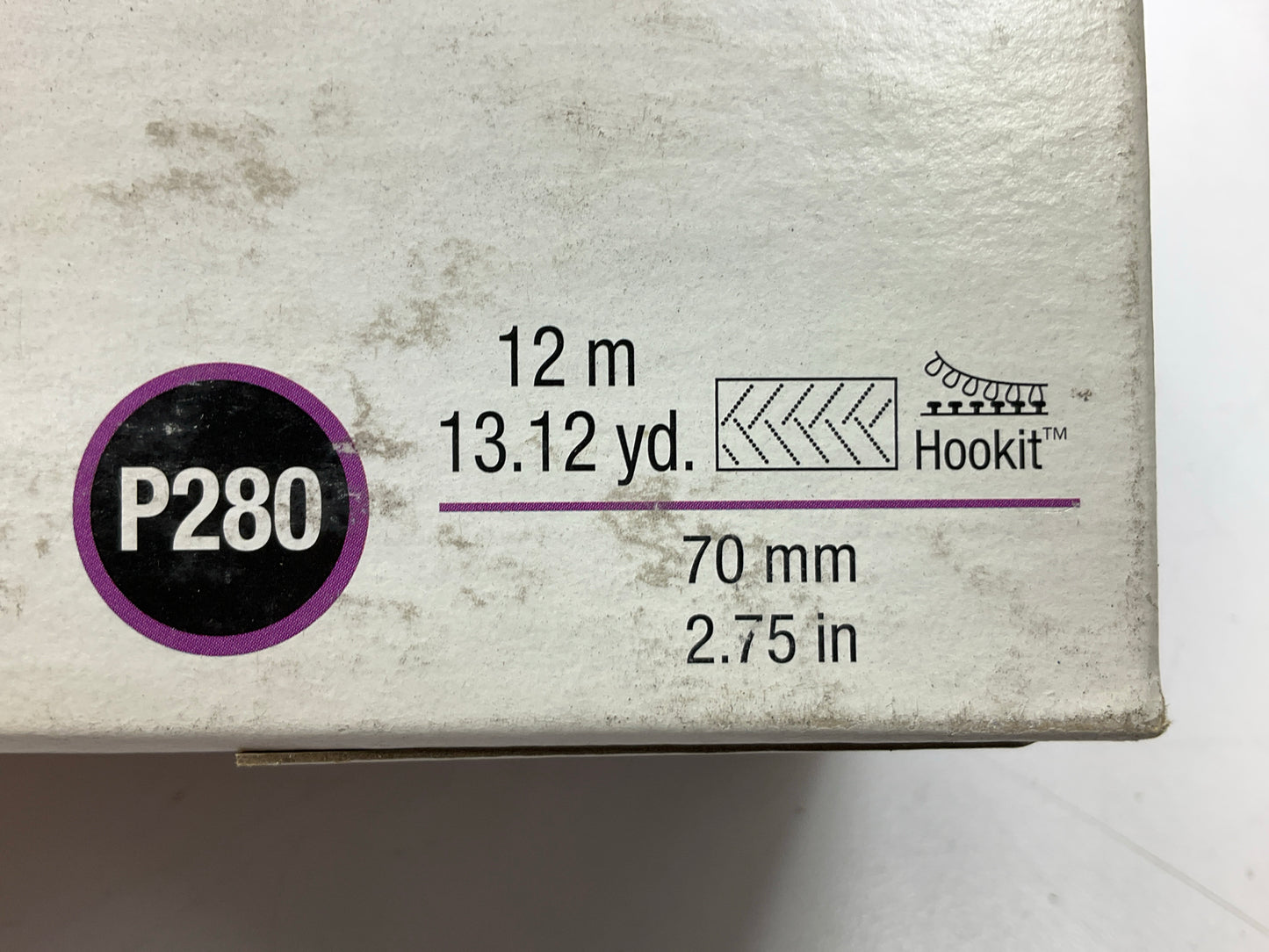 3M 30706 Hookit Purple Clean Sanding Sheet Roll 2.75'' Wide X 39' Long P280 Grit