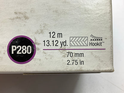 3M 30706 Hookit Purple Clean Sanding Sheet Roll 2.75'' Wide X 39' Long P280 Grit