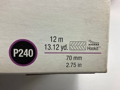 3M 30707 Hookit Purple Clean Sanding Sheet Roll P240, 70mm X 12m