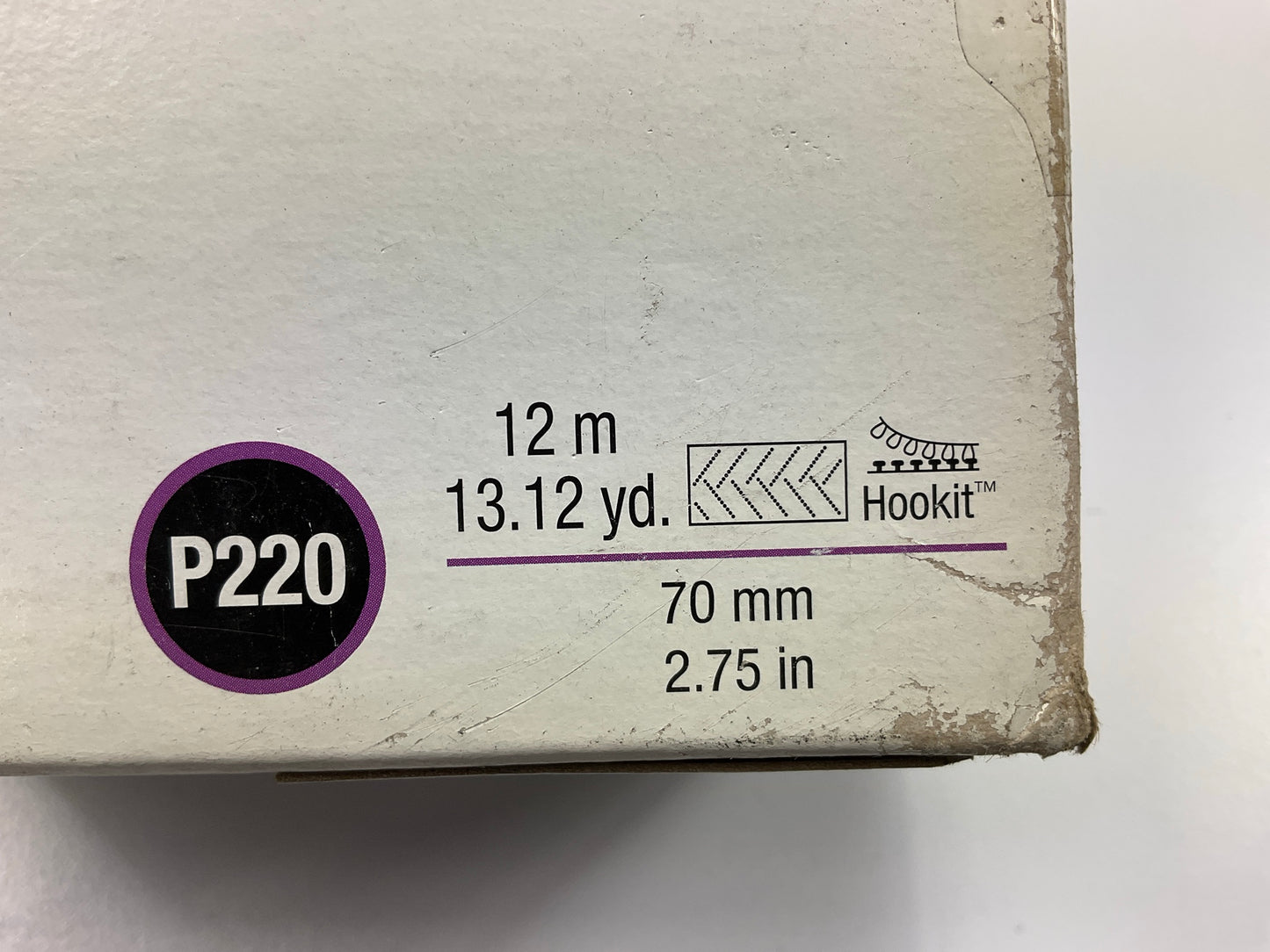 3M 30708 Hookit Purple Clean Sanding Sheet Roll, 220 Grade, 70mm X 12m