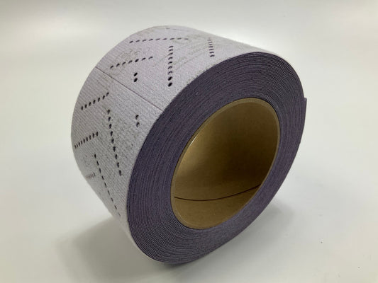 3M 30709 Hookit Purple Clean Sanding Sheet Roll, 180 Grade 70mm X 12 M