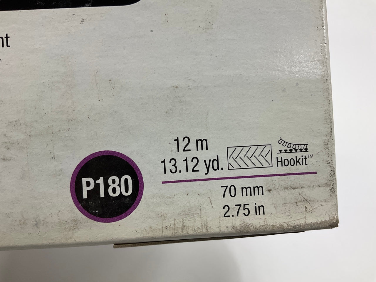3M 30709 Hookit Purple Clean Sanding Sheet Roll, 180 Grade 70mm X 12 M