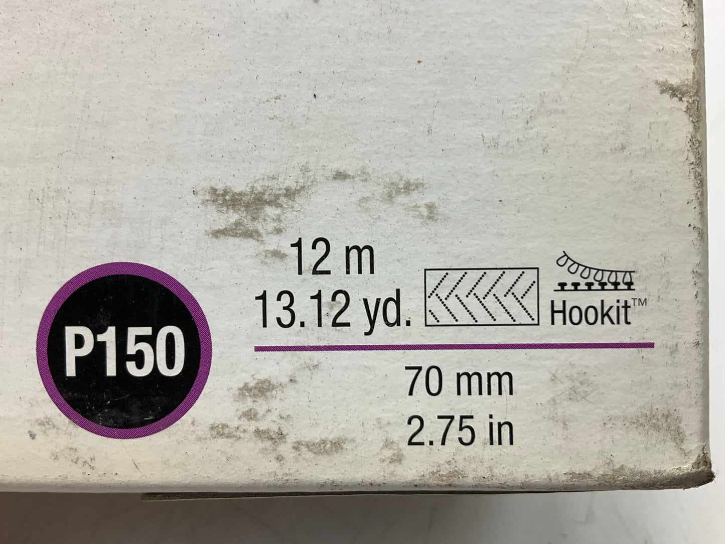 3M 30710 Hookit Purple Clean Sanding Roll 150 Grade, 70mm X 12m